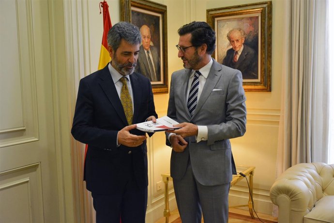 Carlos Lesmes y Miguel Pasqual del Riquelme