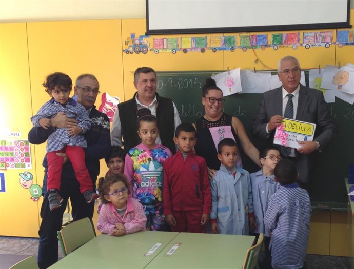 Bayo visita colegio Tudelilla