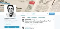 Snowden supera el millón de seguidores en Twitter en menos de 24 horas