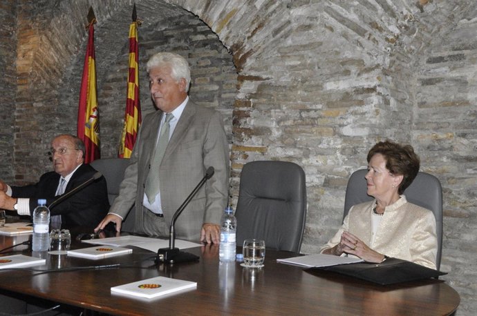 Fernando García Vicente, Rosa María Bandrés y José Antonio Escudero.
