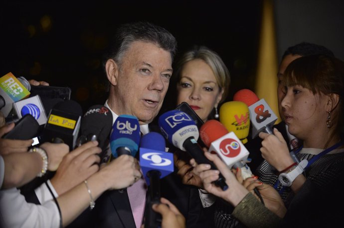 El presidente de Colombia, Juan Manuel Santos