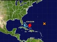 El huracán 'Joaquín' se intensifica a categoría 3 en su ruta a las Bahamas