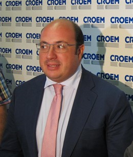 El presidente del Gobierno regional, Pedro Antonio Sánchez