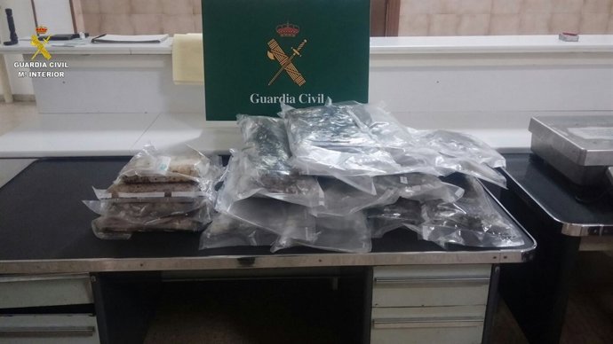 Cocaína y marihuana incautadas en La Jonquera