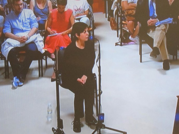 Rosario Porto en el juicio de Asunta