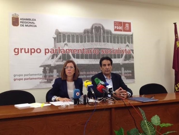 Rueda de prensa PSOE en la Asamblea