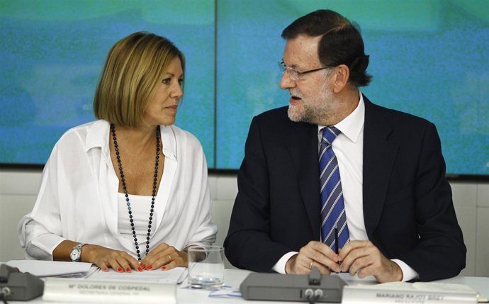 Rajoy y Cospedal en el Comité Ejecutivo Nacional del PP