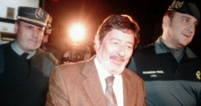 Francisco Javier Guerrero tras salir de los juzgados 