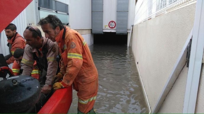 Lluvias caídas en Gandia