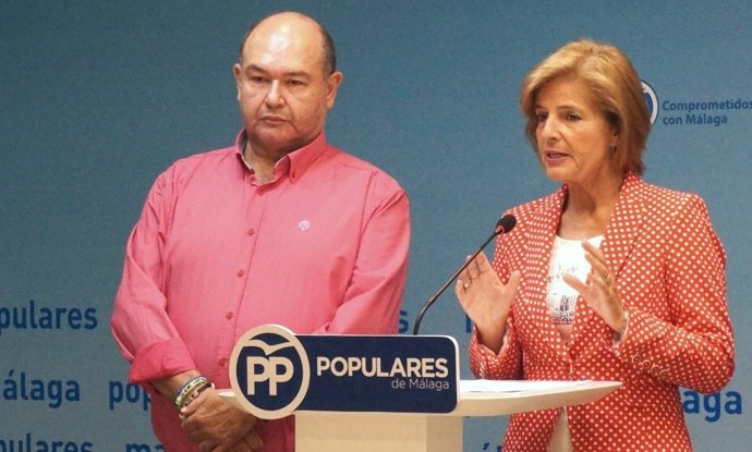 Oña y Garrido 100 días gobierno Junta parlamentarios del PP por Malaga
