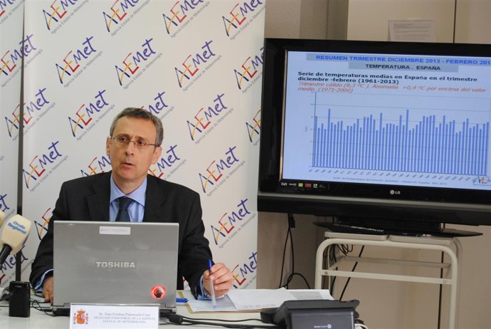 El delegado territorial de la AEMET, Juan Esteban Palenzuela