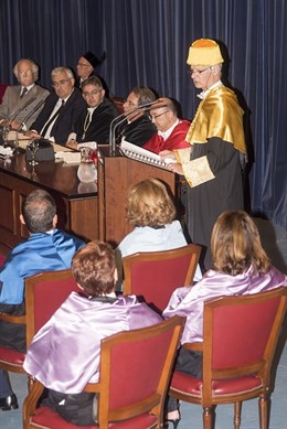 Inauguración del curso académico en la UHU. 