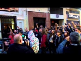 Momento previo al altercado que ya ha sido sentenciado