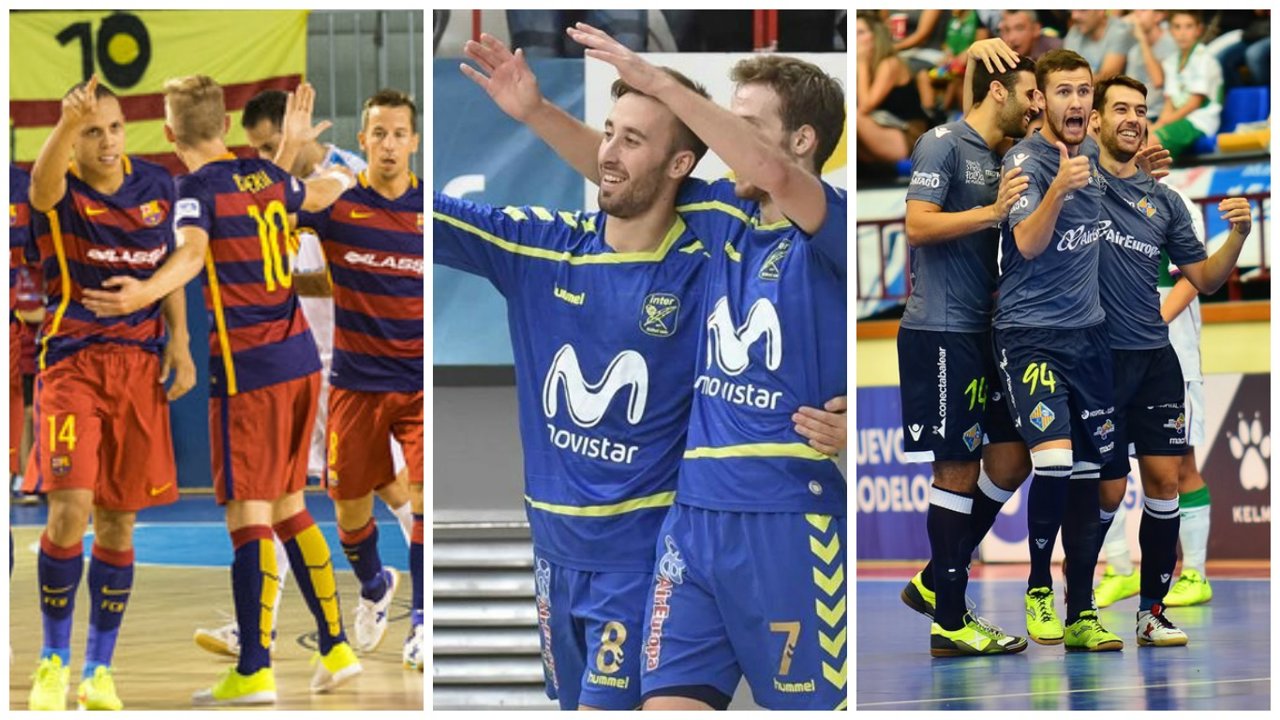 Barça, Inter y Palma Futsal