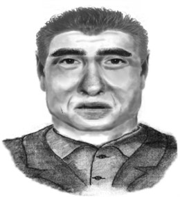 Retrato robot difundido en su día por la Guardia Civil