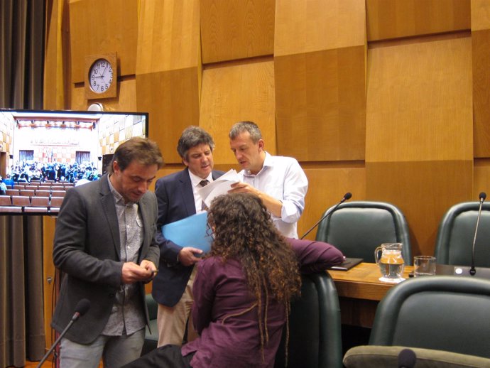 Imagen del Pleno de Zaragoza el 2 de octubre de 2015. 