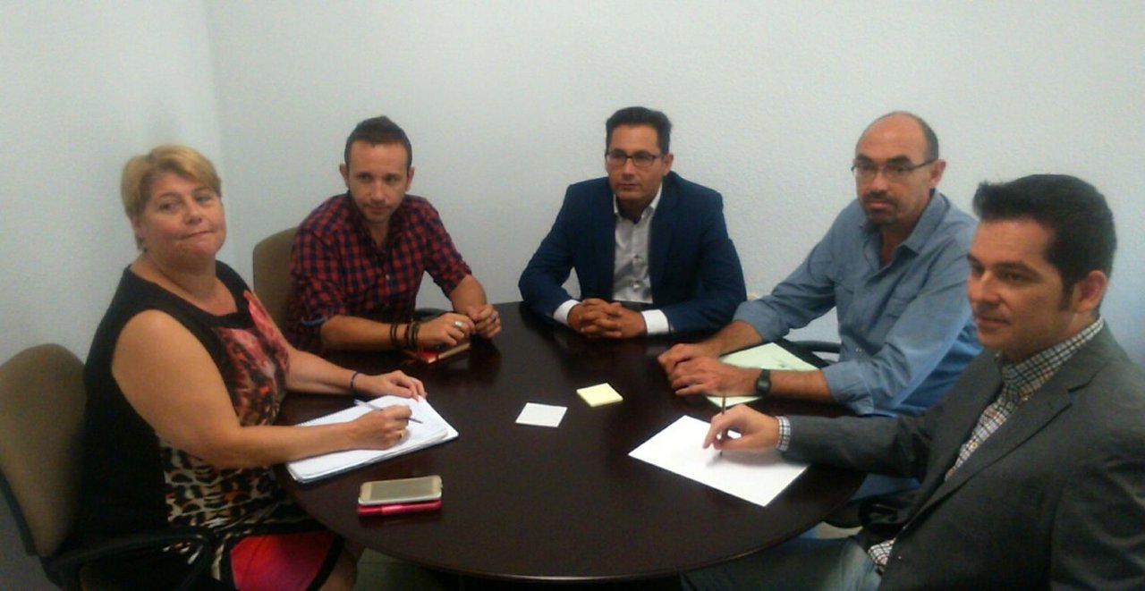 Concejales de Málaga Moreno, Espinosa , Pomares, Zorrilla y Carballo