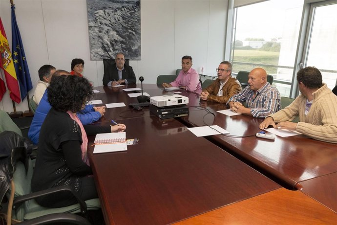 Oria con representantes de la federación de razas cárnicas