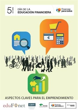 Cartel Jornada Día de la Educación Financiera Unicaja