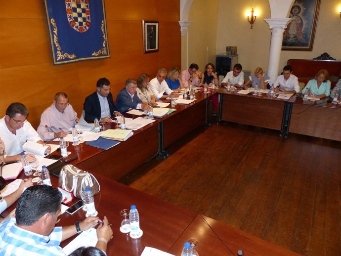 Pleno del Ayuntamiento de Moguer. 