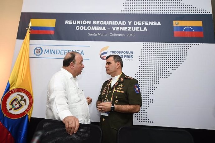 Ministros de Defensa Venezuela y Colombia