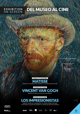 Cartel documentales de Matisse, Van Gogh y Los impresionistas