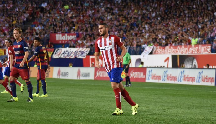 Jorge Resurrección "Koke".  Atlético de Madrid- F.C.Barcelona 12-09-2015