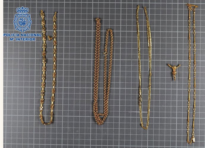 Efectos recuperados por la Policía