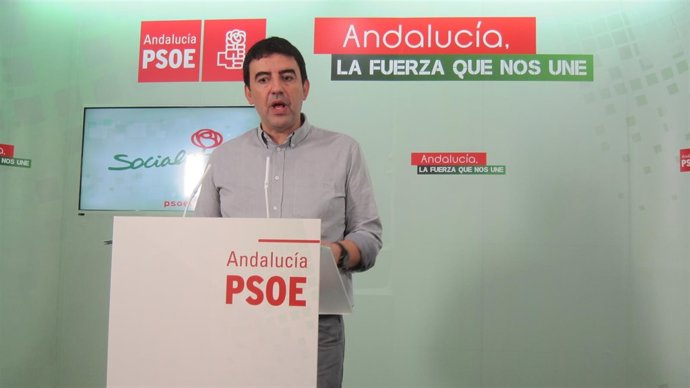 El portavoz del PSOE en el Parlamento andaluz, Mario Jiménez.