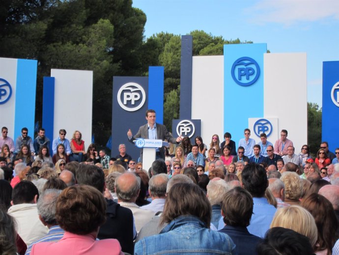 Pablo Casado en el Día del Afiliado en Aragón.