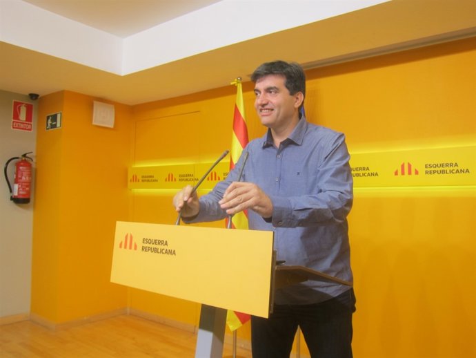 El portavoz de ERC, Sergi Sabrià