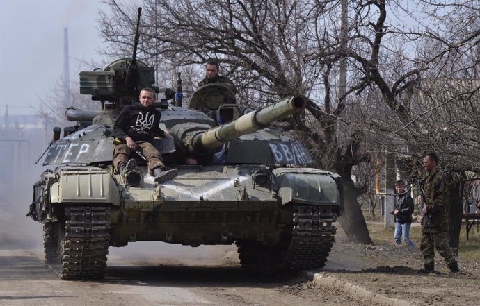 Carro de combate del Ejército ucraniano