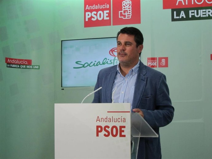 El secretario de Organización del PSOE de Huelva, Jesús Ferrera. 