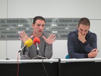 ELA acusa a UGT y CCOO de pagar a liberados sindicales "de los Presupuestos"