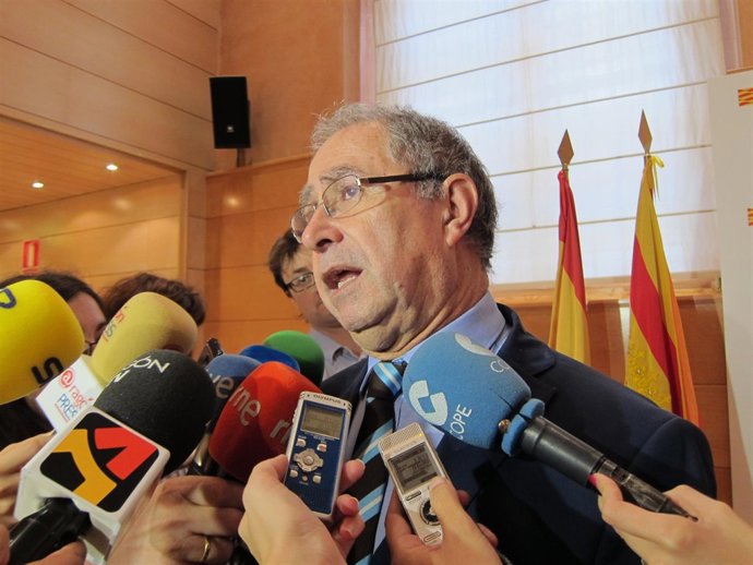 El consejero de Hacienda, Fernando Gimeno.