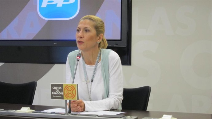 La diputada del PP en las Cortes de Aragón, Mar Vaquero