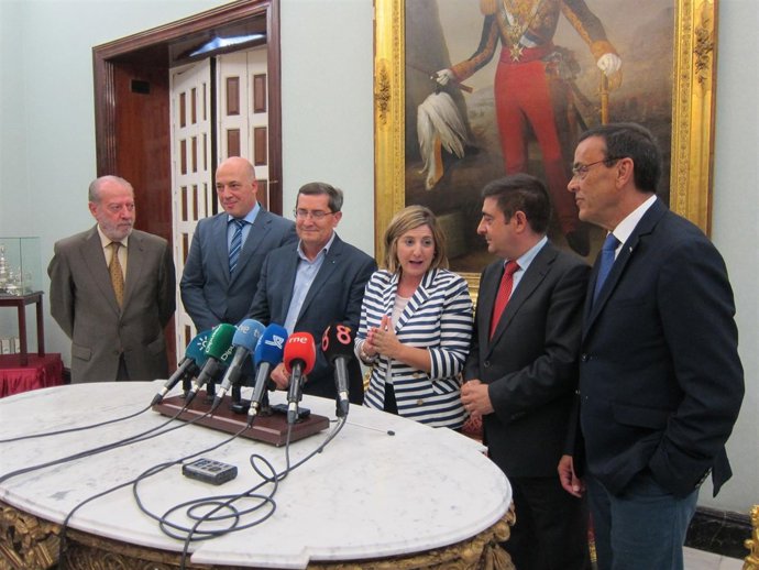 Presidentes de las seis diputaciones andaluzas gobernadas por PSOE