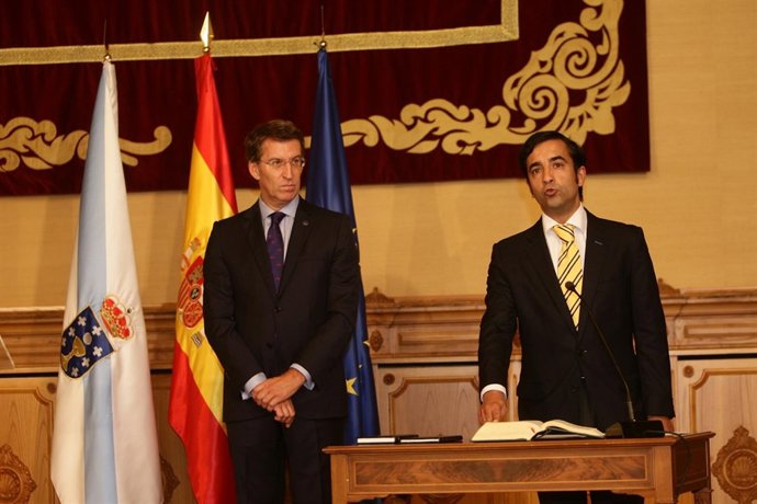 El nuevo conselleiro de Política Social, José Manuel Rey, toma posesión