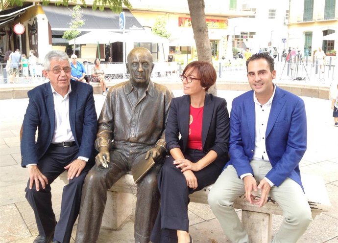 Distrito Picasso Málaga propuesta PSOE María Gámez Dani Pérez y Rafael Galvez