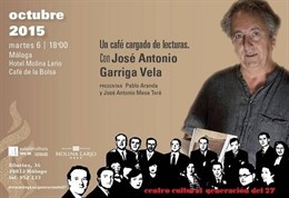 Café cargado de lecturas josé antonio garriga diputación narrador 
