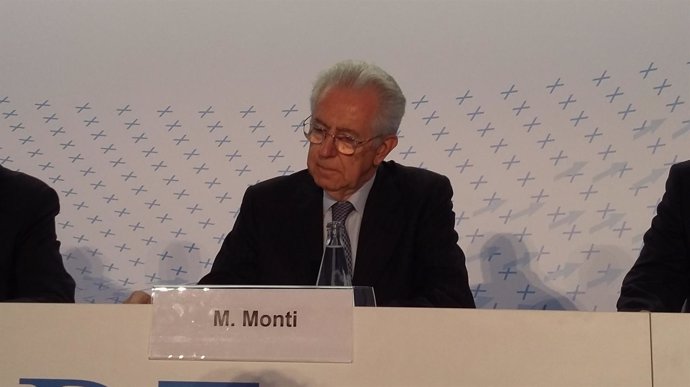 El exprimer ministro de Italia Mario Monti