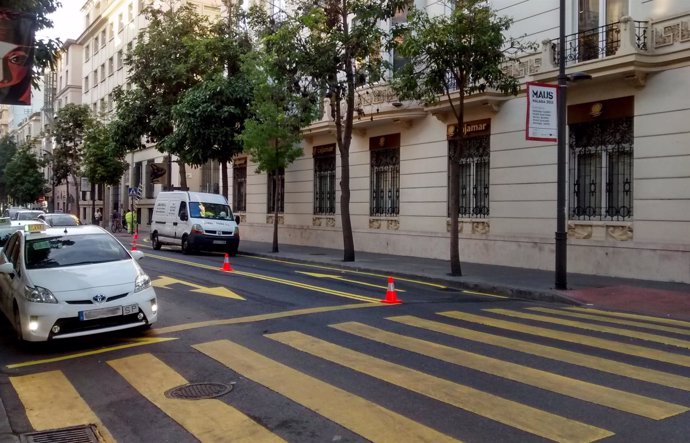 Doble sentido de circulación en calle Córdoba por las obras del metro