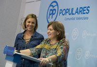 Cospedal, convencida de que Bonig será dentro de poco la primera presidenta del Consell