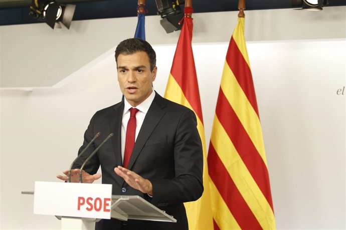 Pedro Sánchez tras las eleccioens catalanas