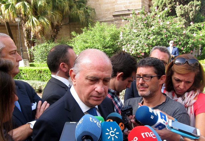 Jorge Fernández Díaz, ministro del Interior, en Málaga