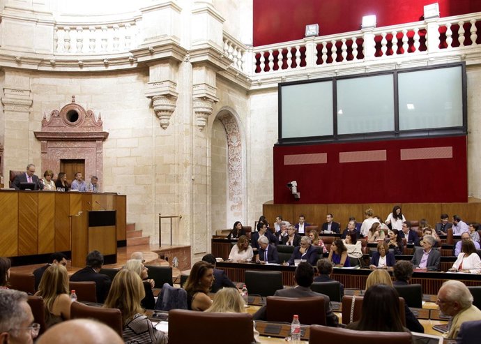 Imagen del Pleno del Parlamento andaluz