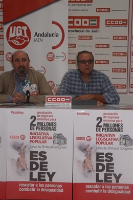 Los secretarios provinciales de CCOO y UGT