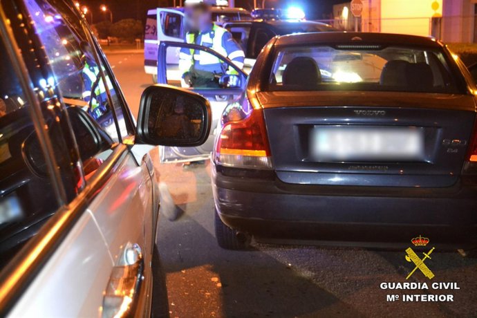 Detenido tras escaparse de un control de alcoholemia