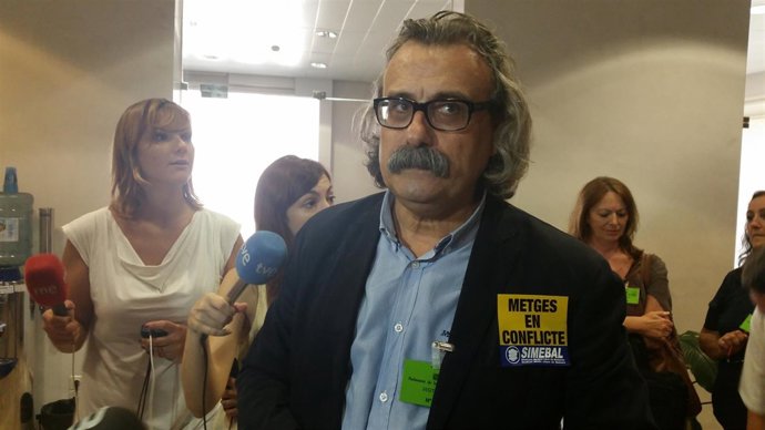 El portavoz de Simebal, Miguel Lázaro