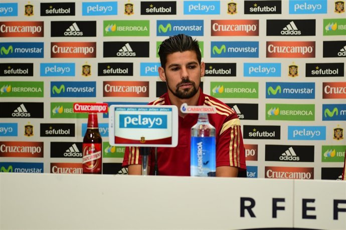 Nolito en rueda de prensa